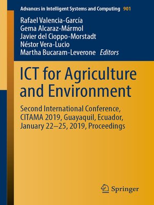 cover image of ICT for Agriculture and Environment